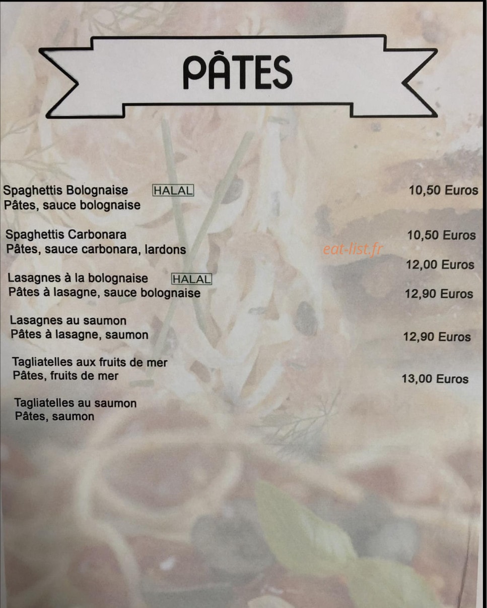 Pizzeria La Douda — carte page 5