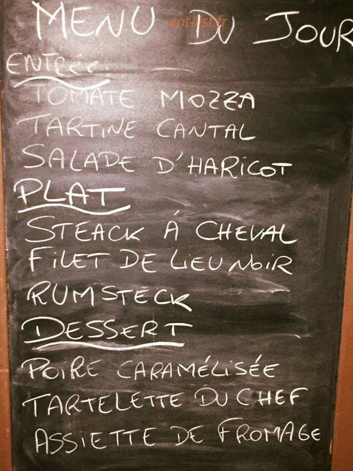 Resto Le Premier — carte page 1