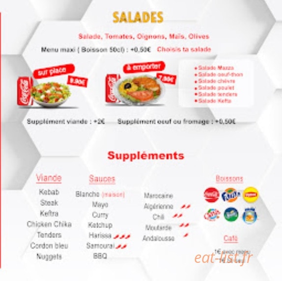 Snack le théâtre — carte page 4