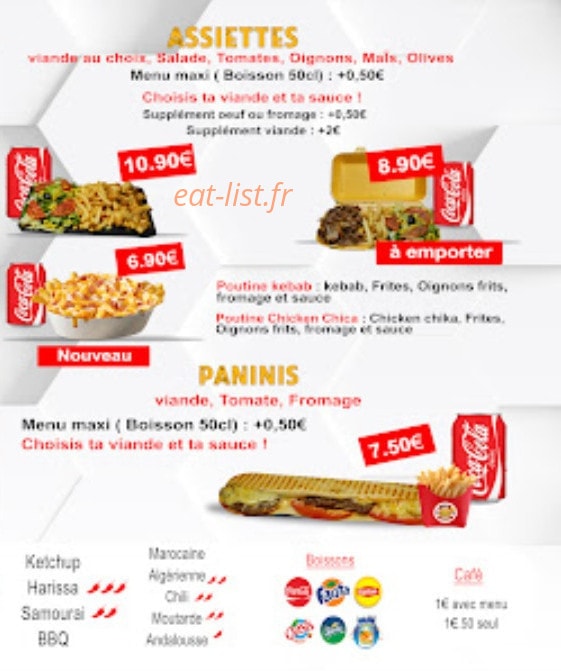 Snack le théâtre — carte page 2