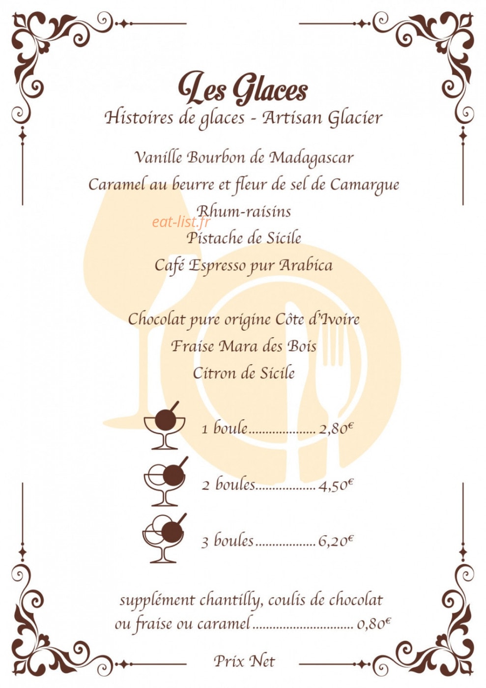 Chez Maria et Didier — carte page 6