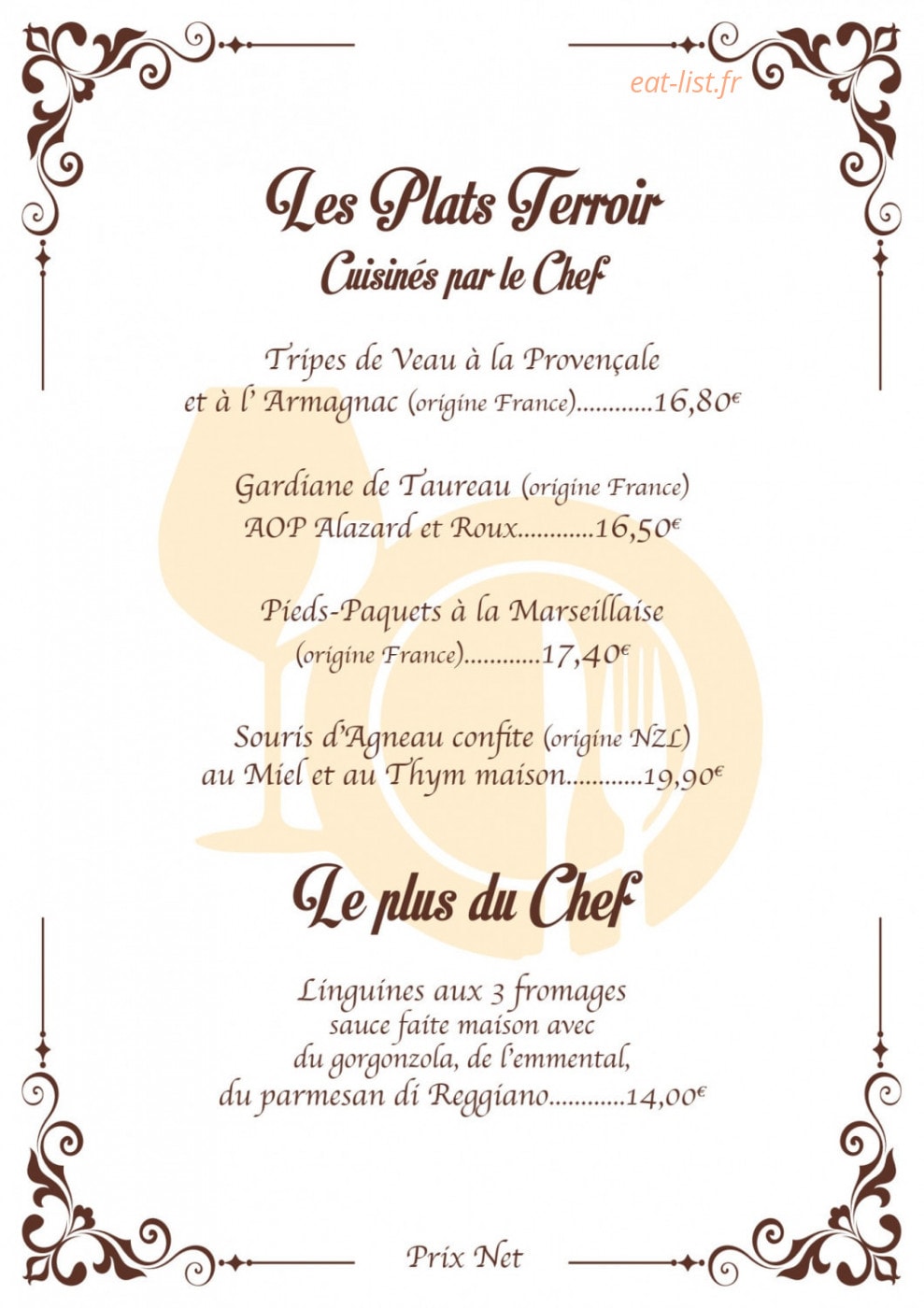 Chez Maria et Didier — carte page 3
