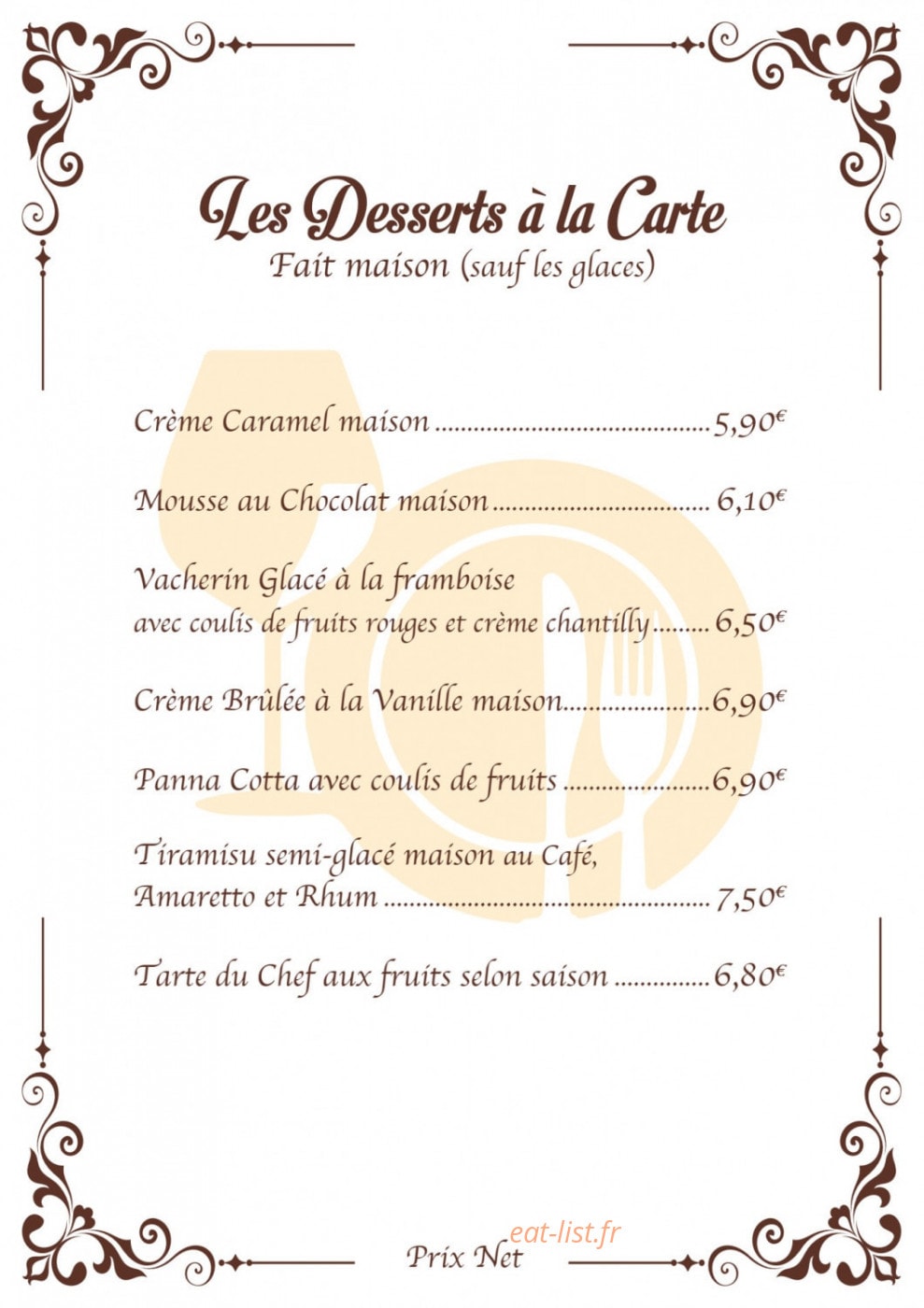 Chez Maria et Didier — carte page 5