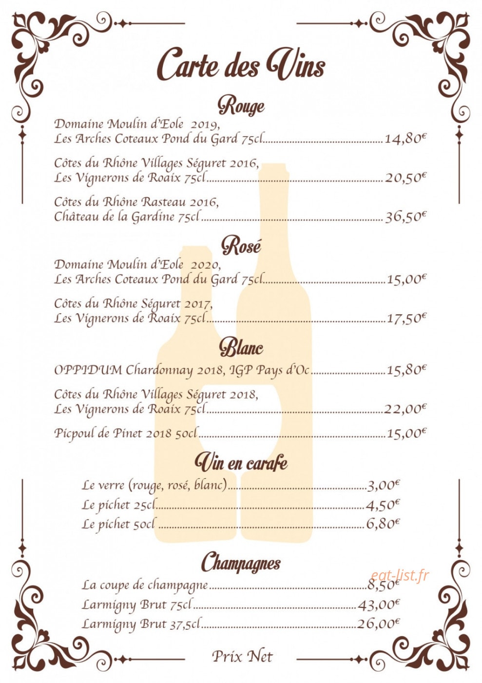 Chez Maria et Didier — carte page 7