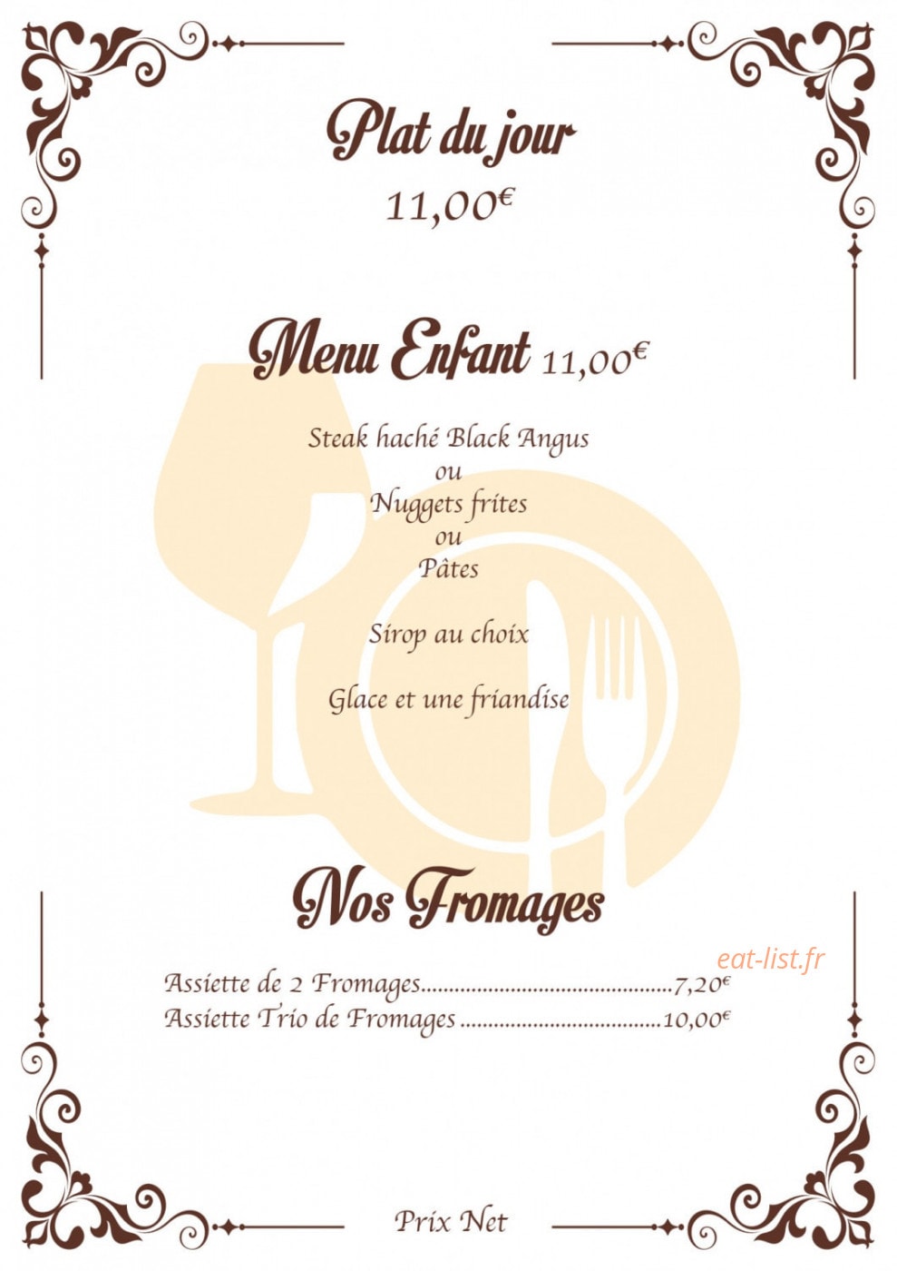 Chez Maria et Didier — carte page 4
