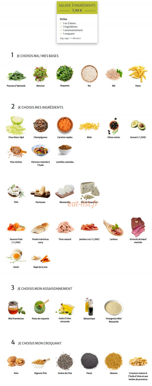 Green Tonic — carte page 1