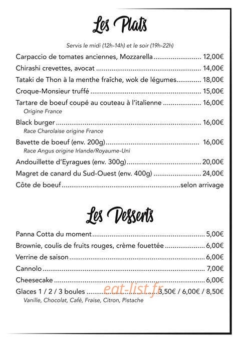 Jimmy n Drinks — carte page 2