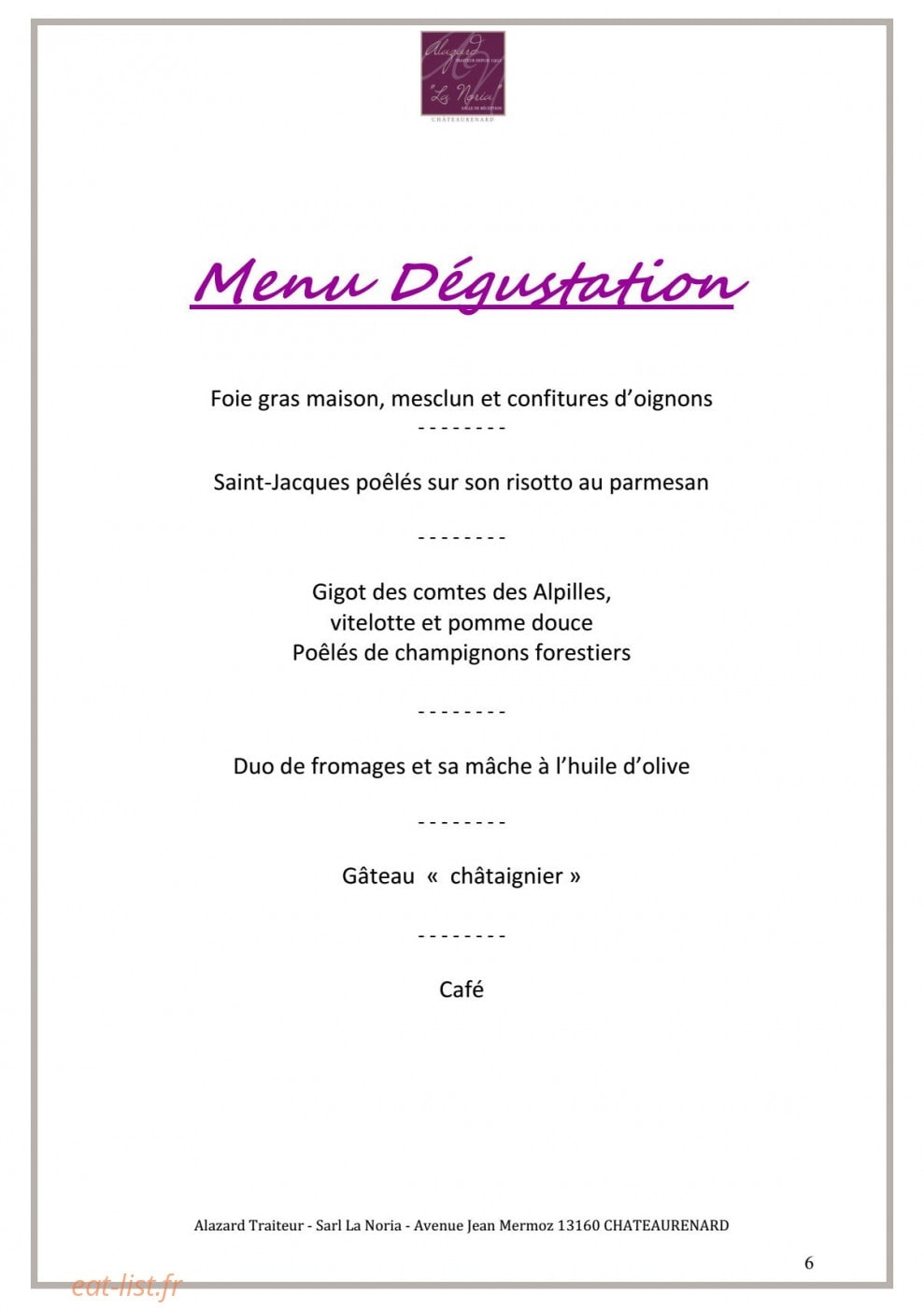 La noria — carte page 16
