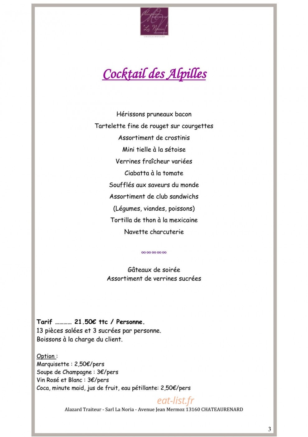 La noria — carte page 9