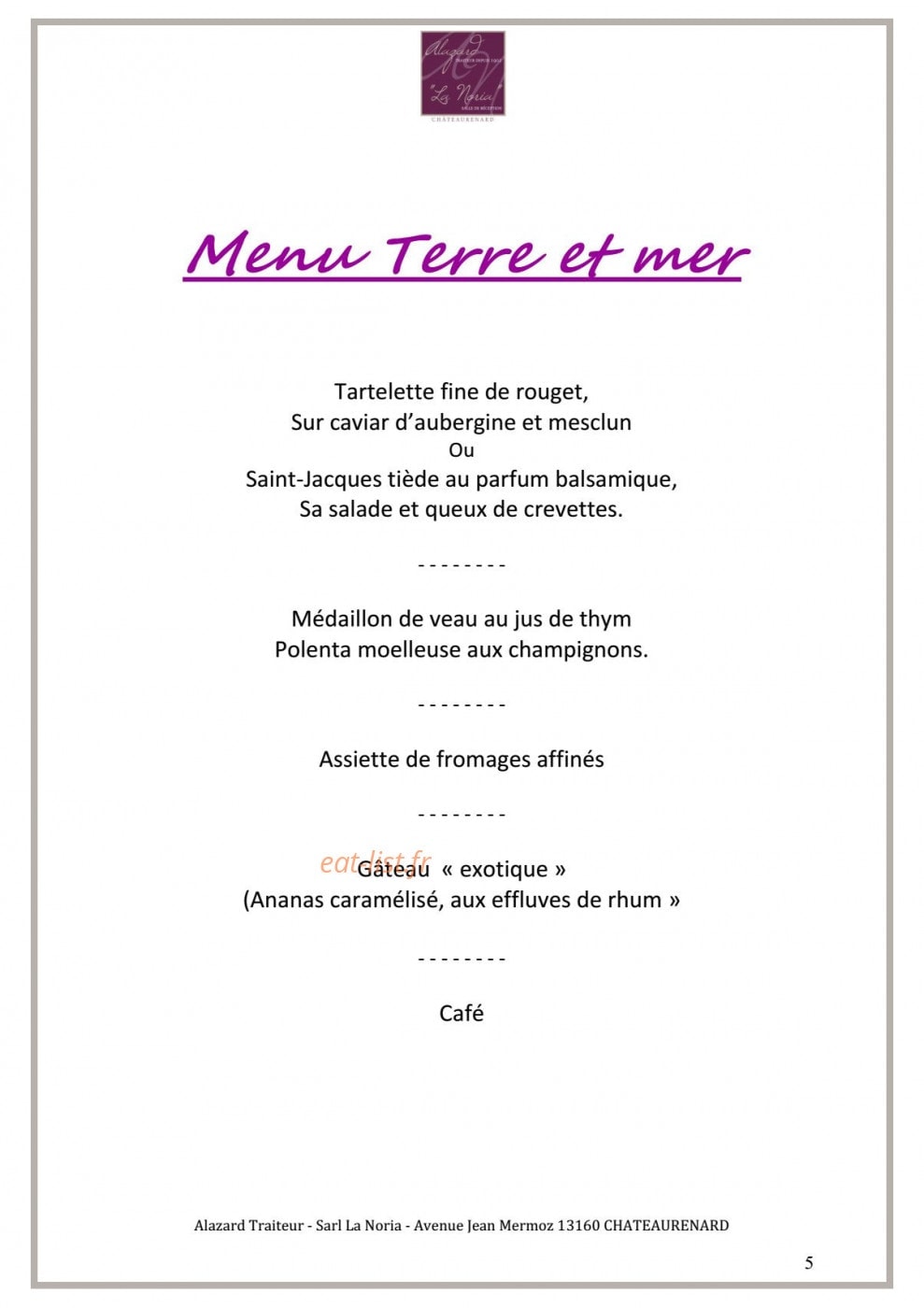 La noria — carte page 15