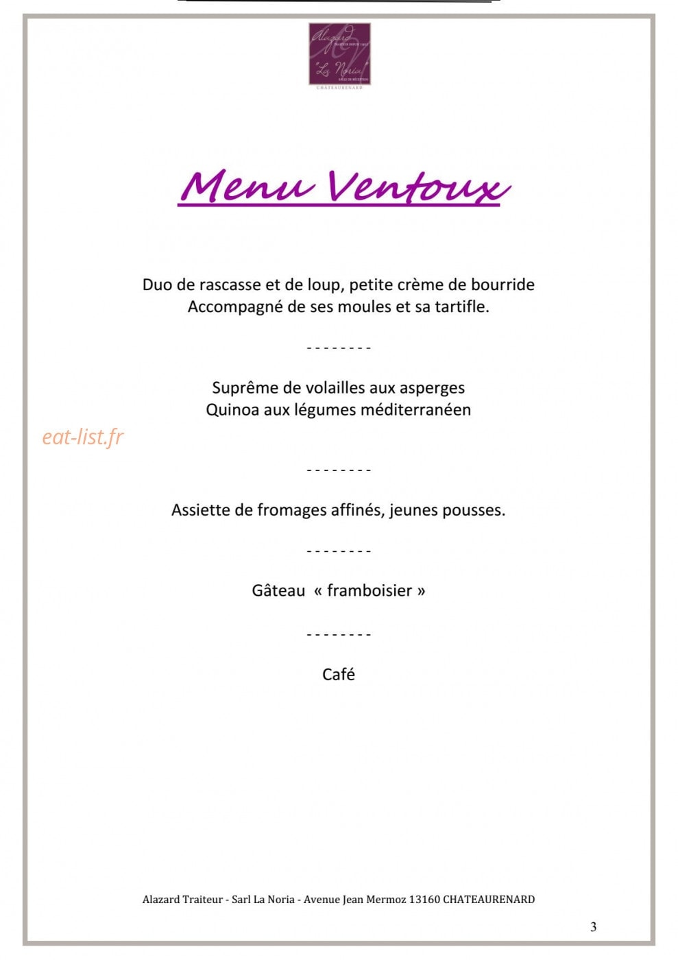 La noria — carte page 13