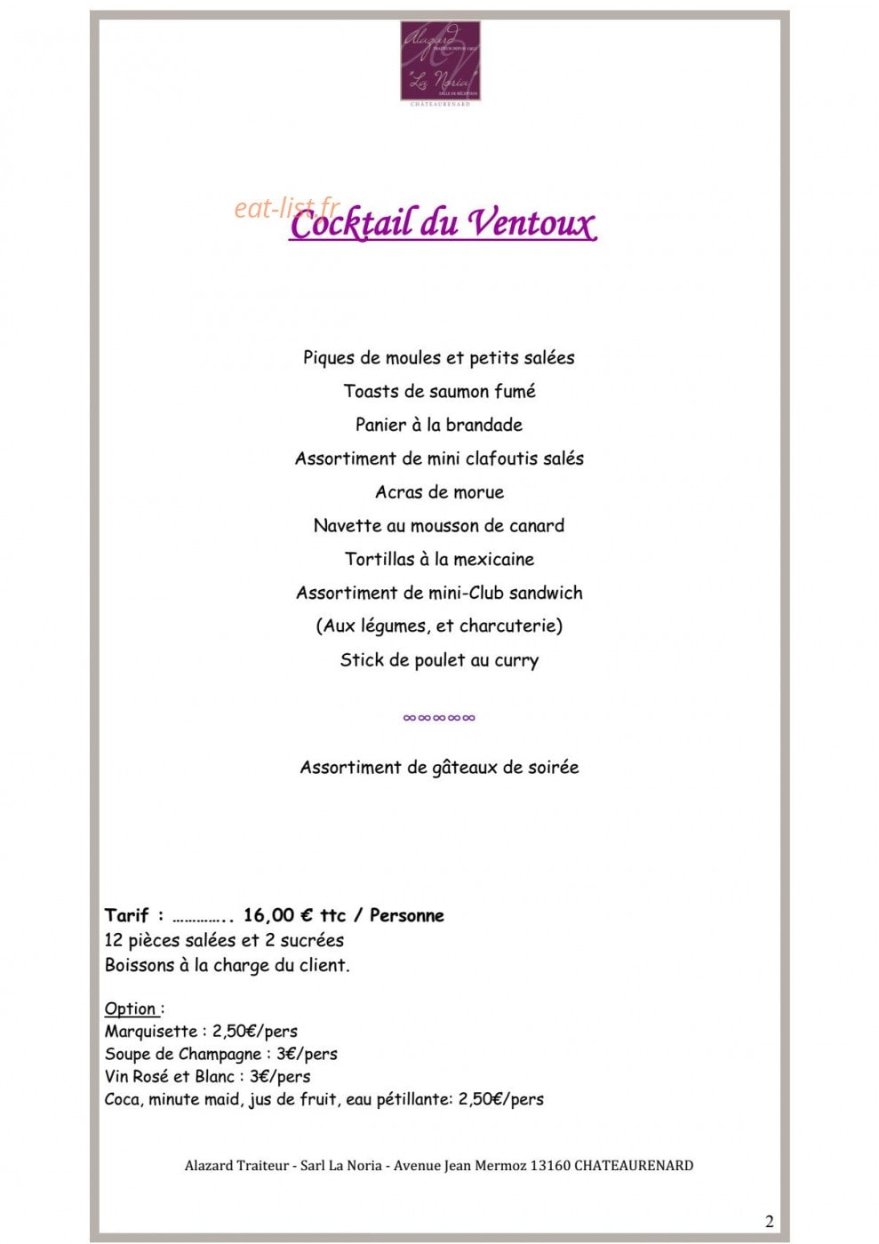 La noria — carte page 8