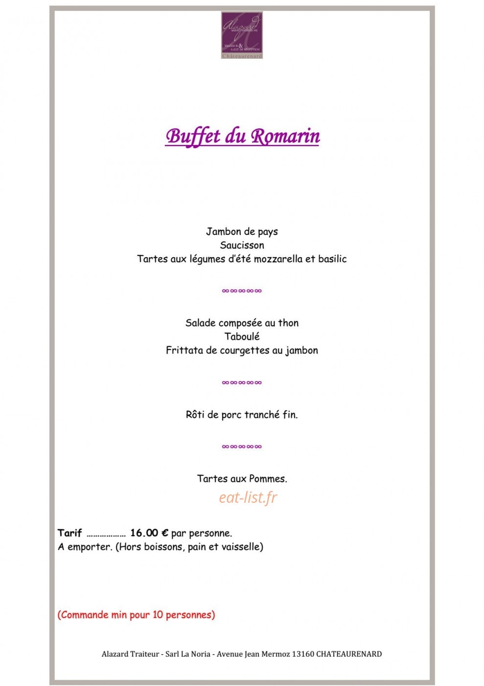 La noria — carte page 1