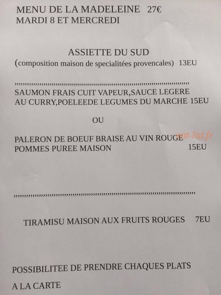 Le castel — carte page 1