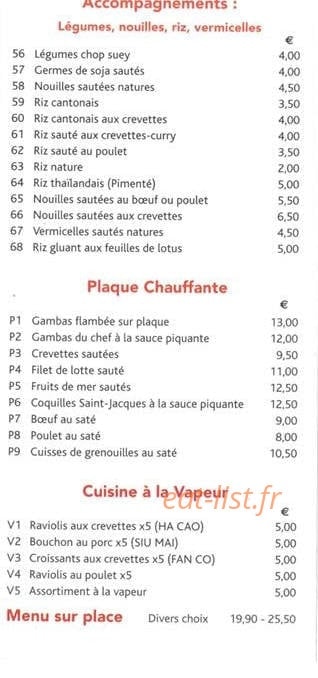 Le Palais d'Hanoï — carte page 5