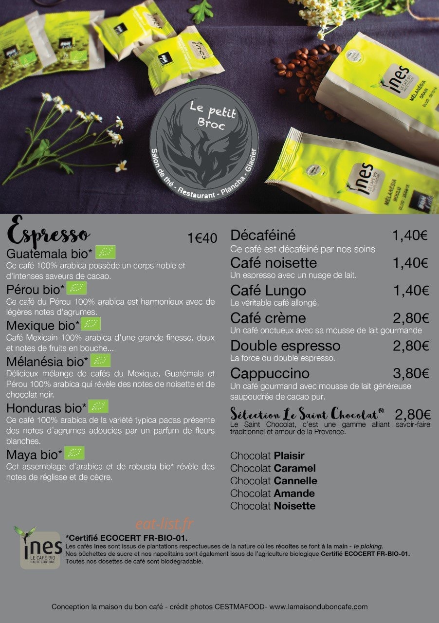 Le petit broc — carte page 8