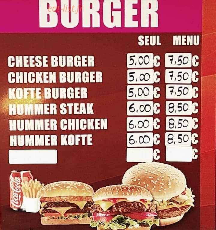 Mak Kebab — carte page 2