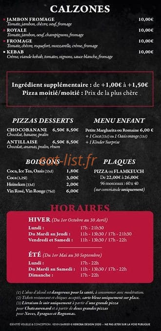 Pizza Station — carte page 6