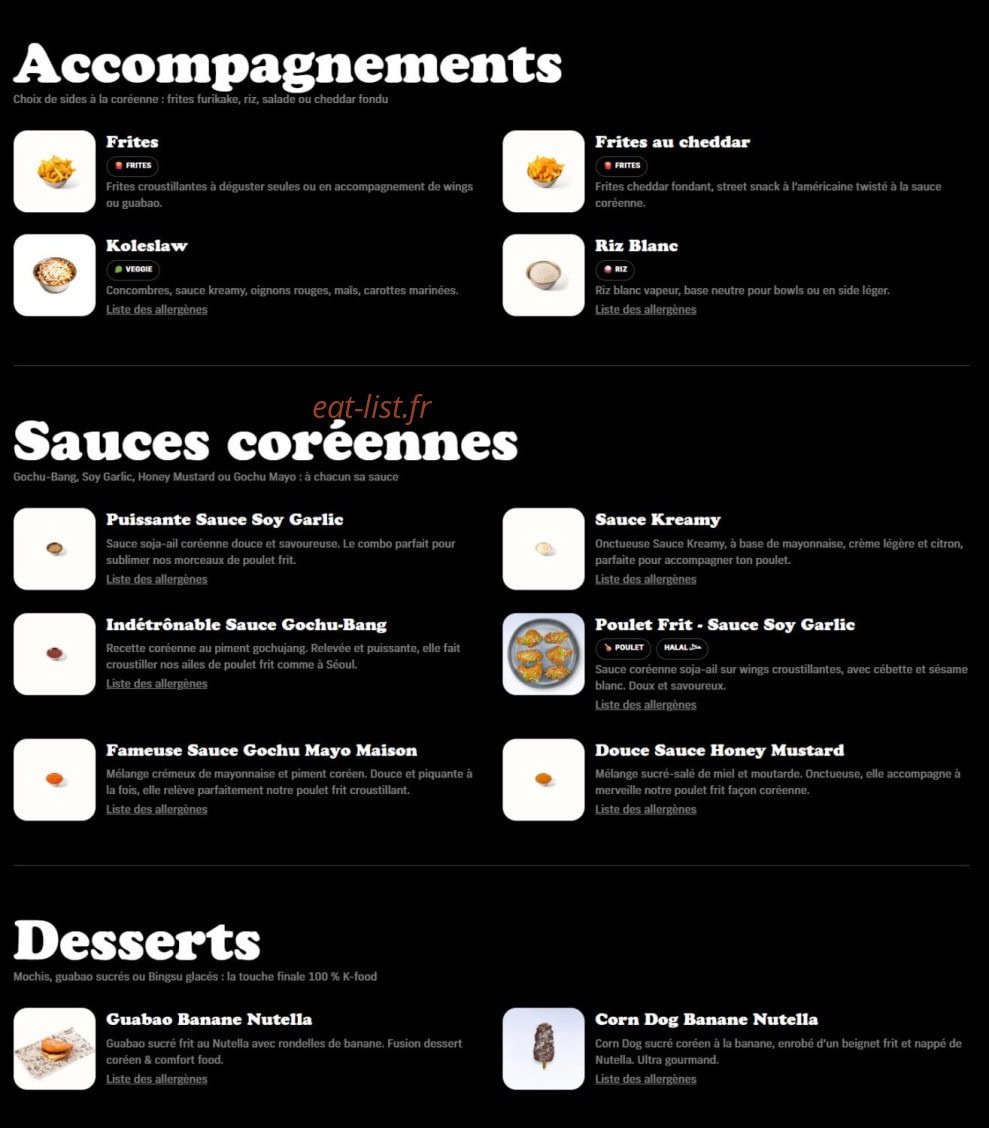 Chikin Bang — carte page 4
