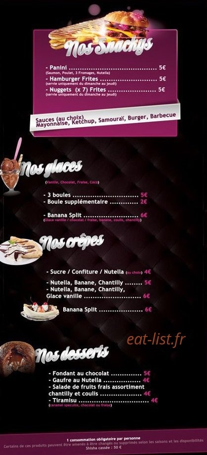 Dubaï Lounge — carte page 2