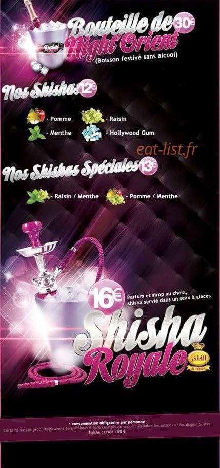 Dubaï Lounge — carte page 4