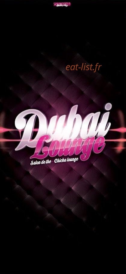 Dubaï Lounge — carte page 1