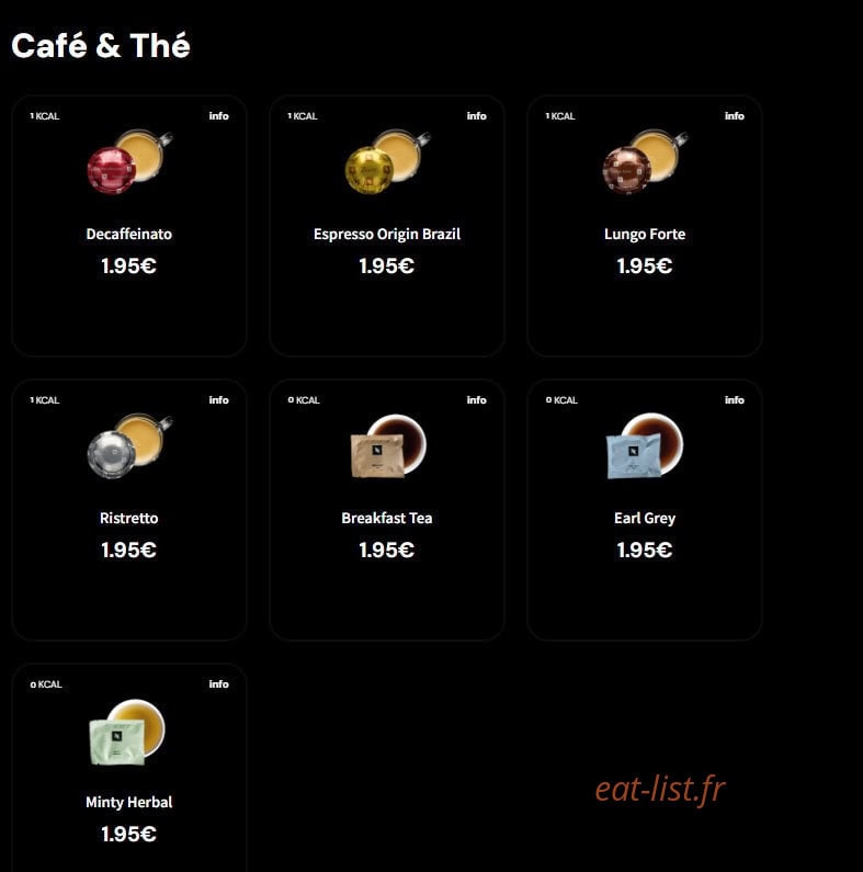 Eat Salad — carte page 8