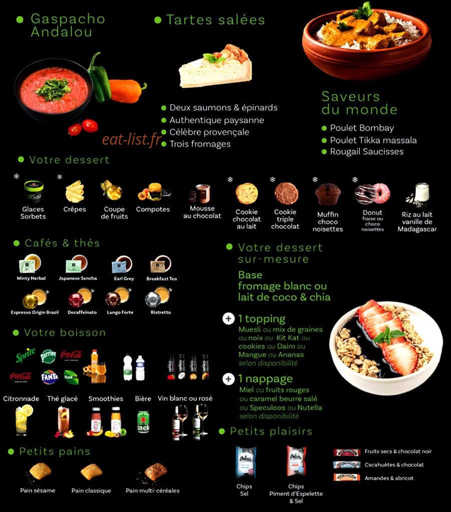 Eat Salad — carte page 10