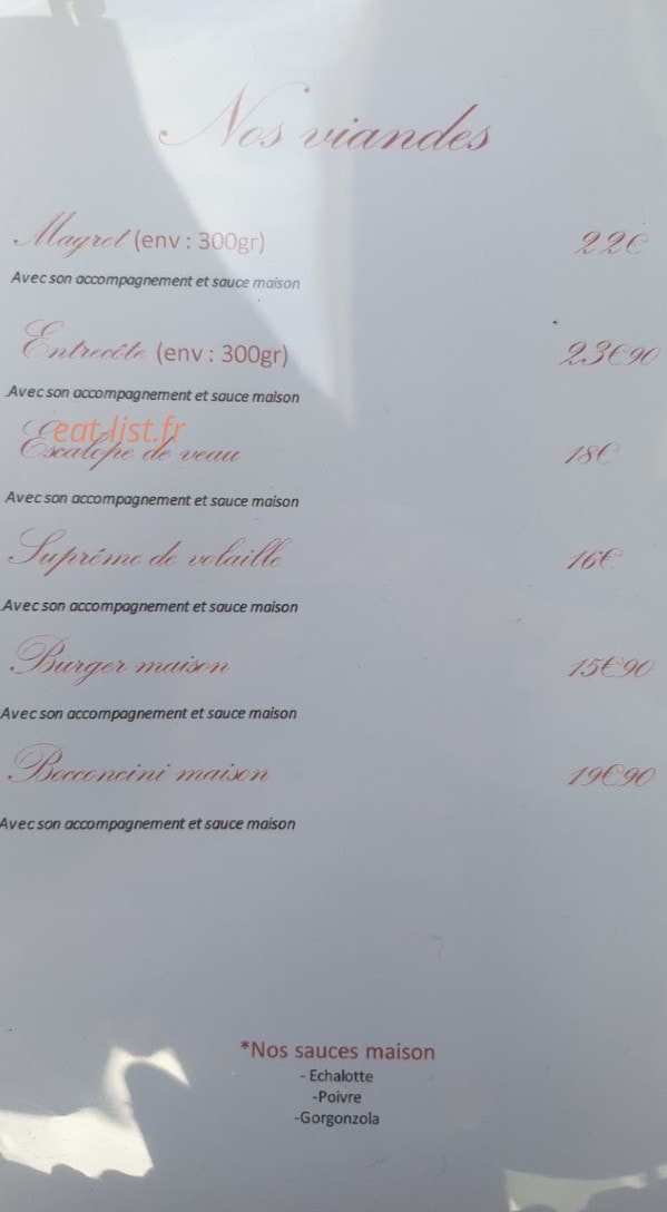 La table des amis — carte page 2