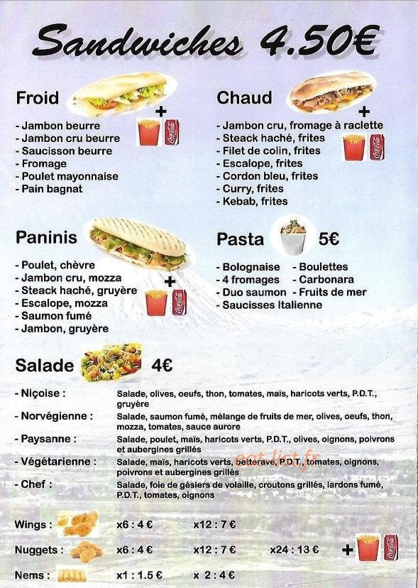 Le Rendez-Vous — carte page 2
