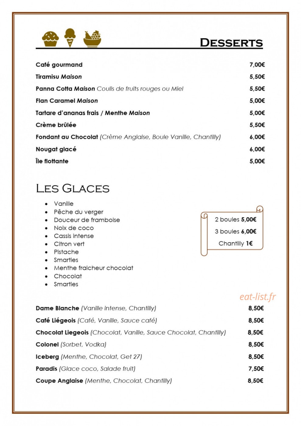 Pronto Pizza — carte page 6