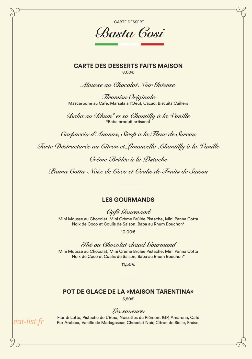 Basta Cosi — carte page 3