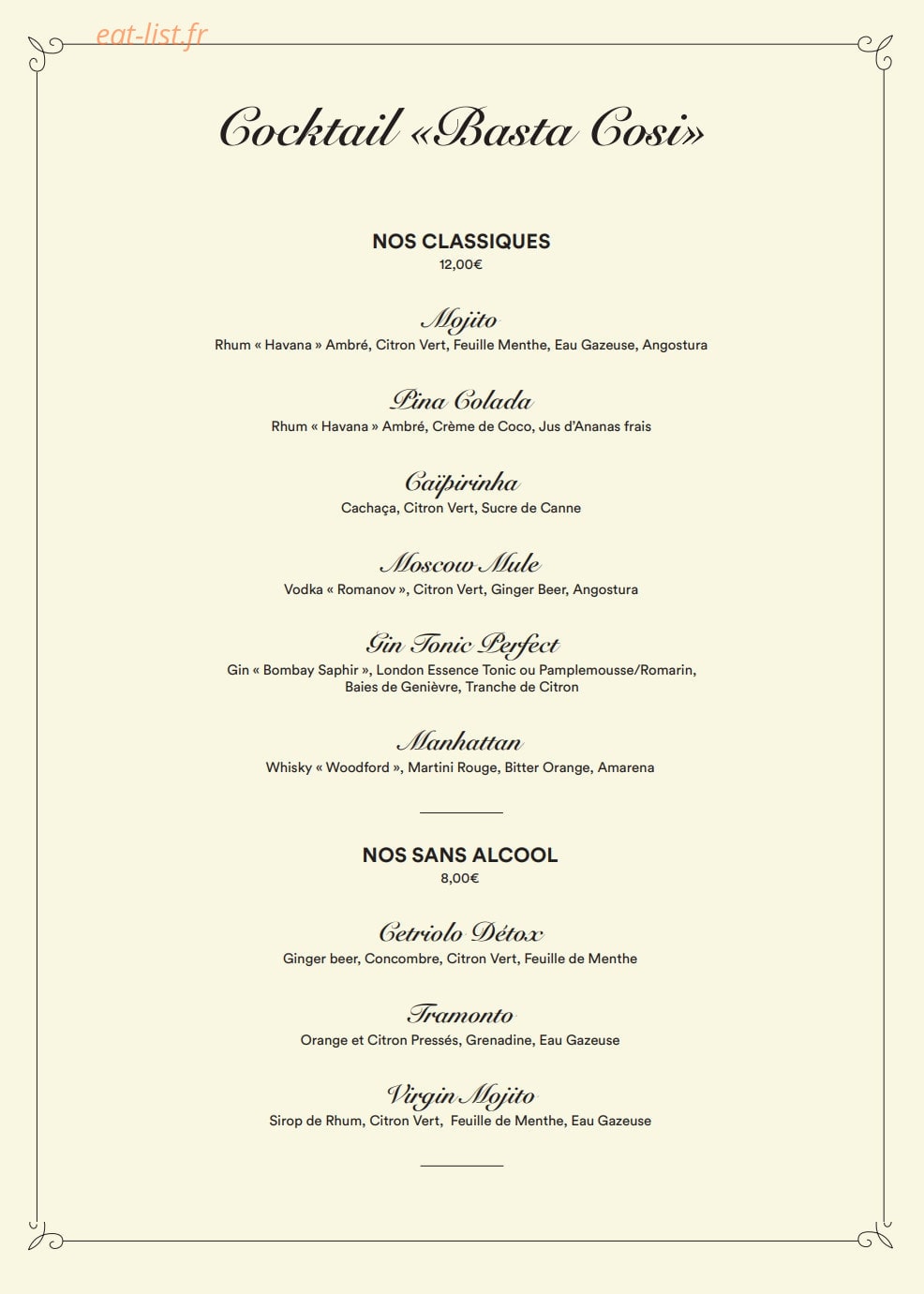 Basta Cosi — carte page 9