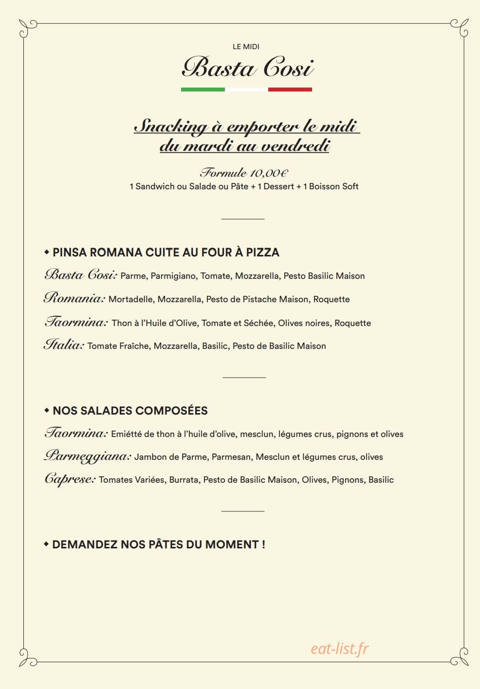 Basta Cosi — carte page 4