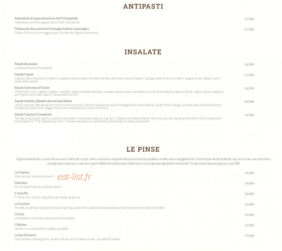 Bella Ciao — carte page 1