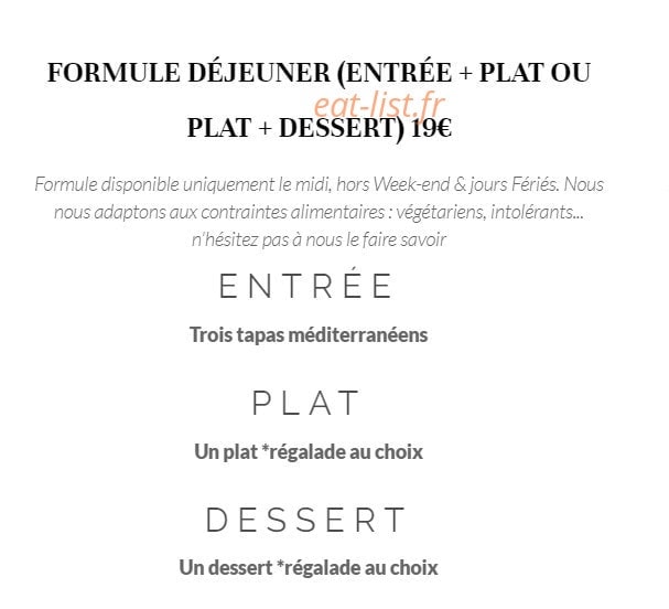 La quinta table provençale — carte page 5