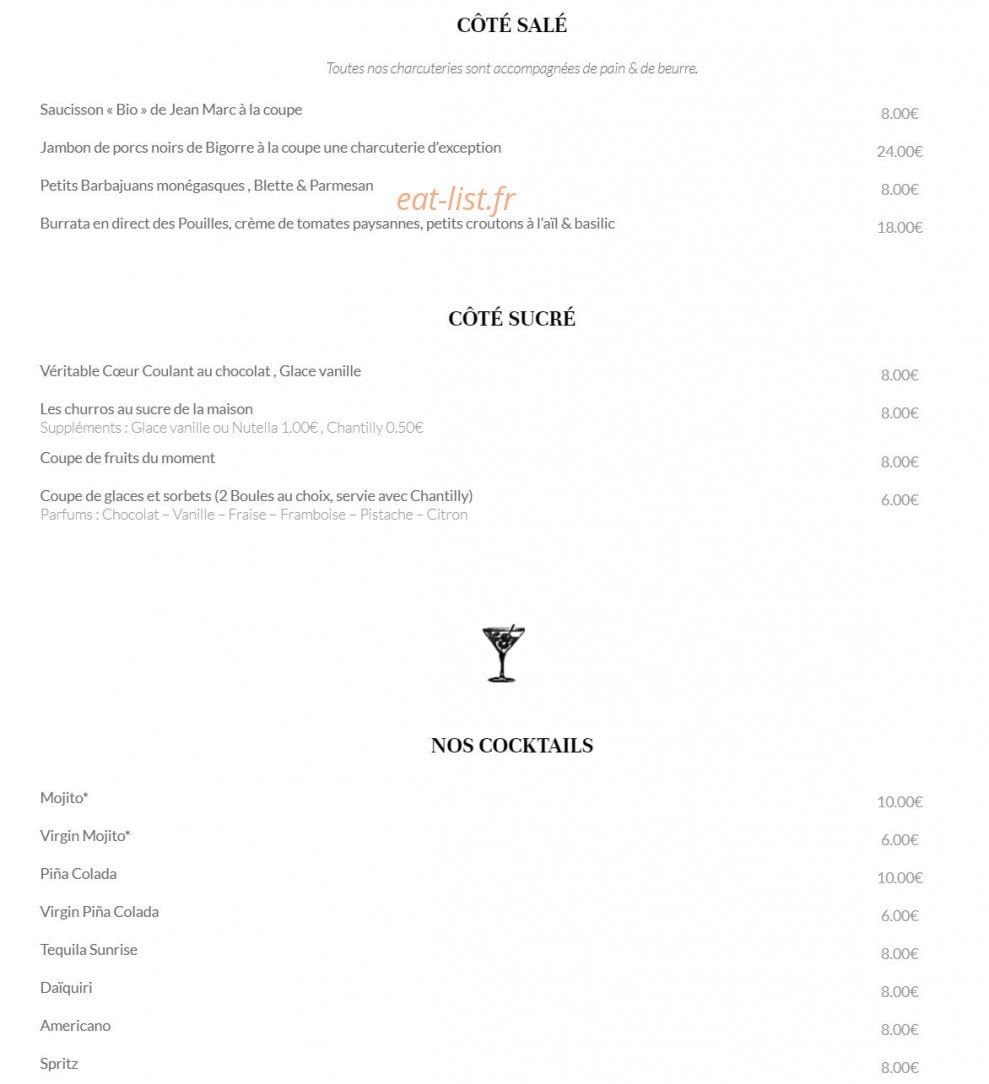 La quinta table provençale — carte page 7