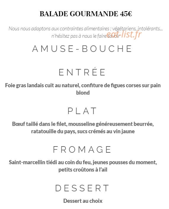 La quinta table provençale — carte page 3