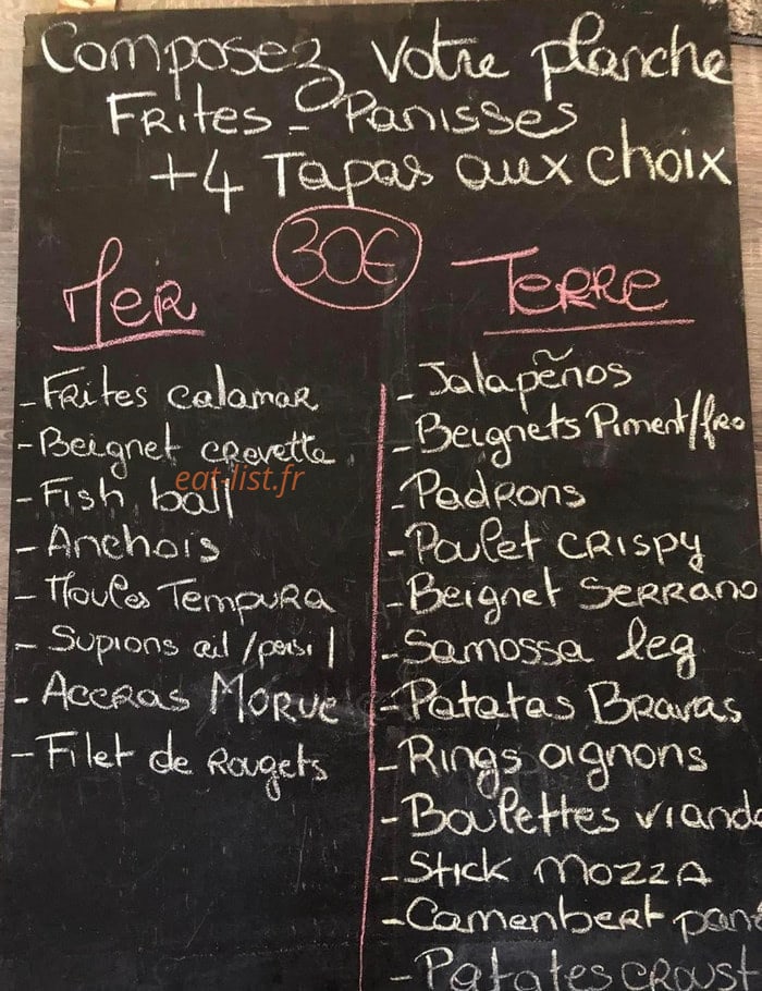 Le Cochon Terrible — carte page 1