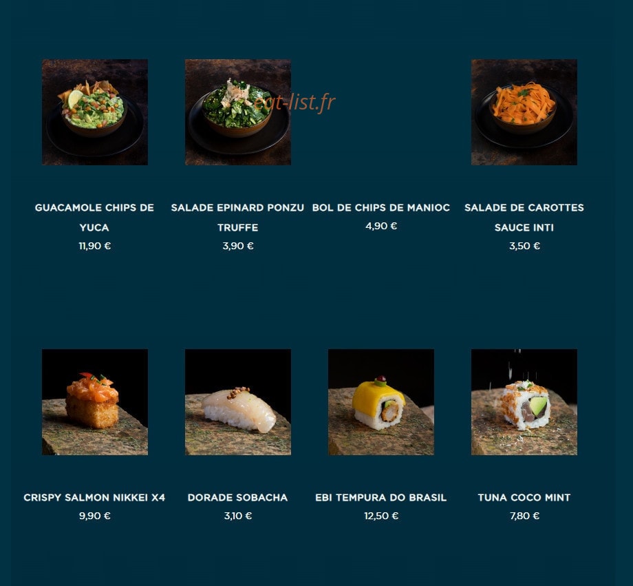 NKI sushi — carte page 4