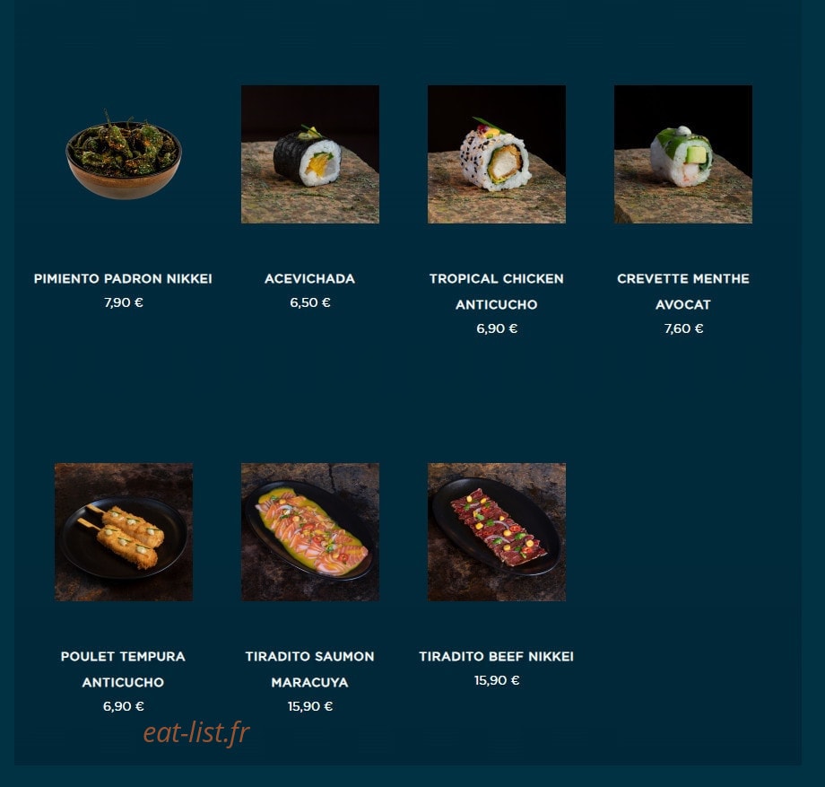 NKI sushi — carte page 5