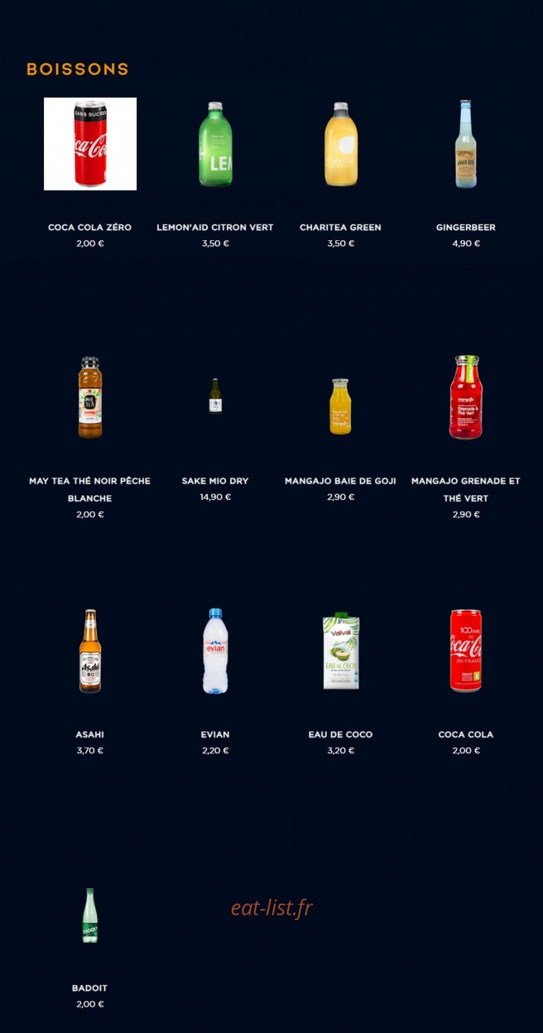 NKI sushi — carte page 14