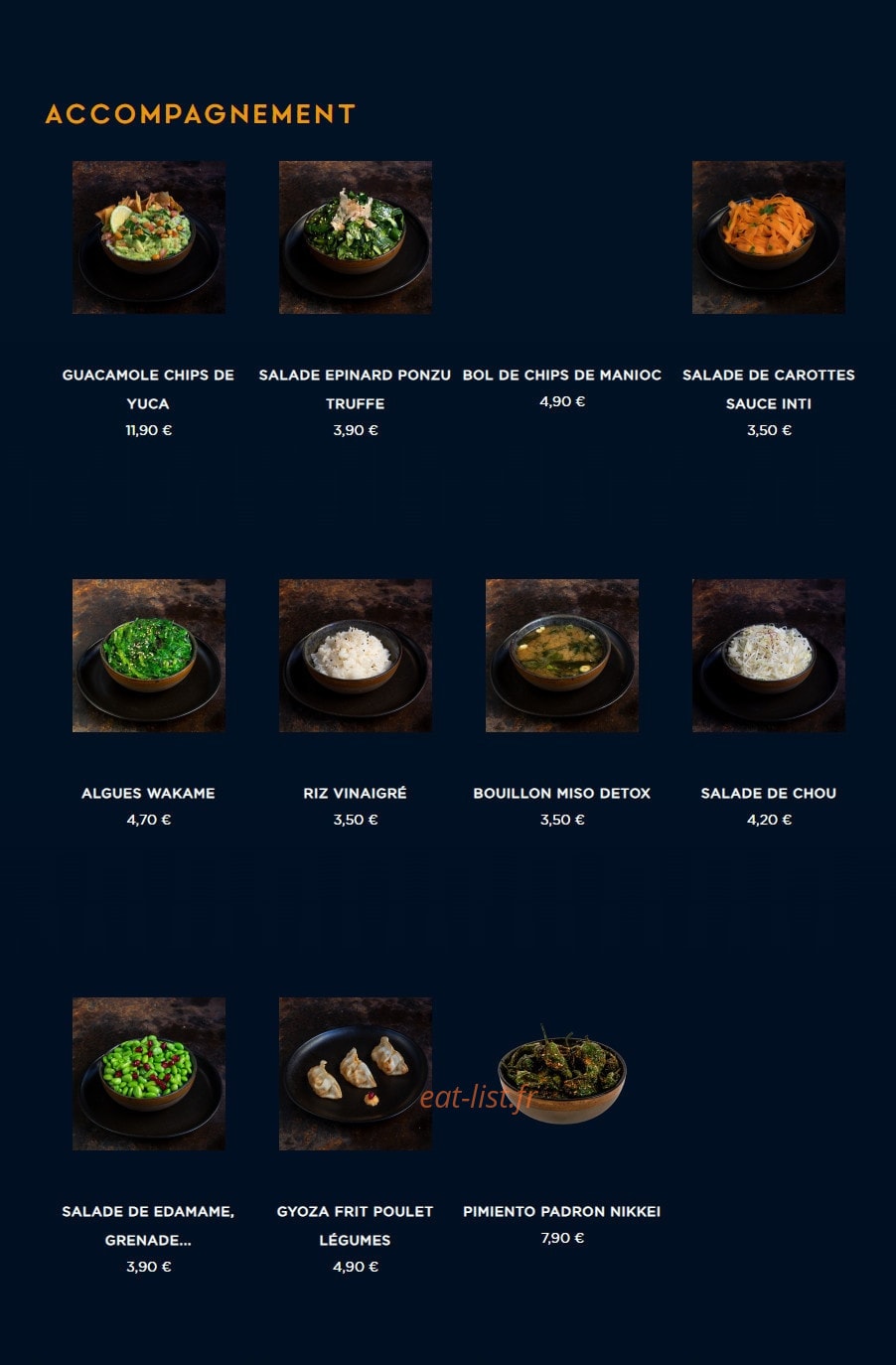 NKI sushi — carte page 12