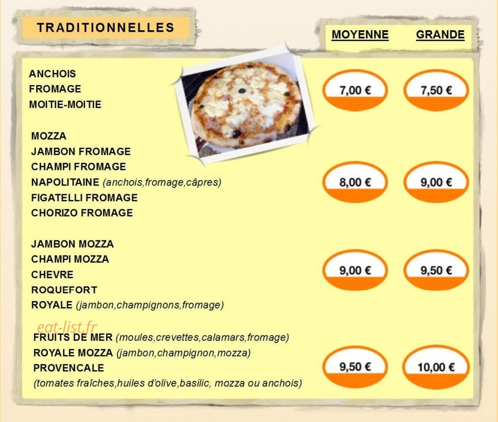 Pizza Nino — carte page 9
