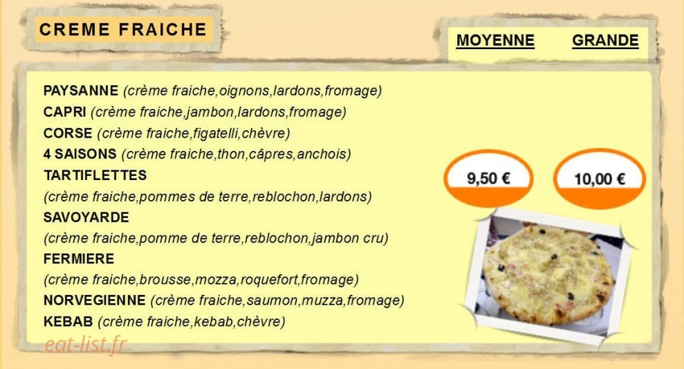 Pizza Nino — carte page 1