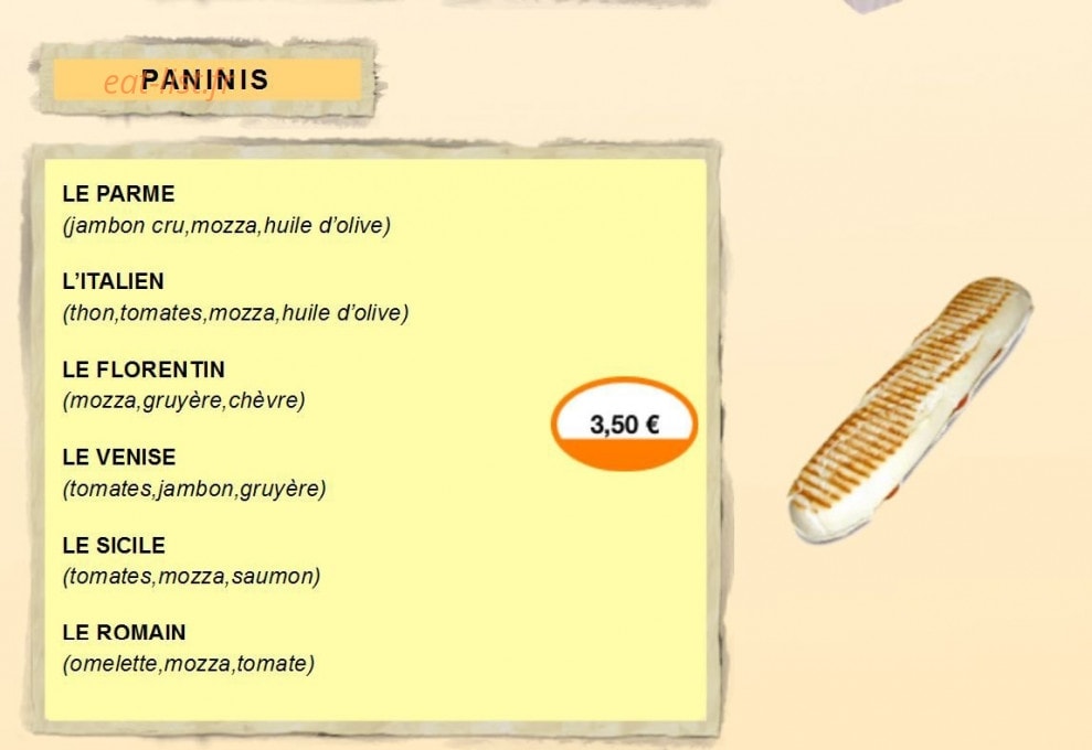 Pizza Nino — carte page 11