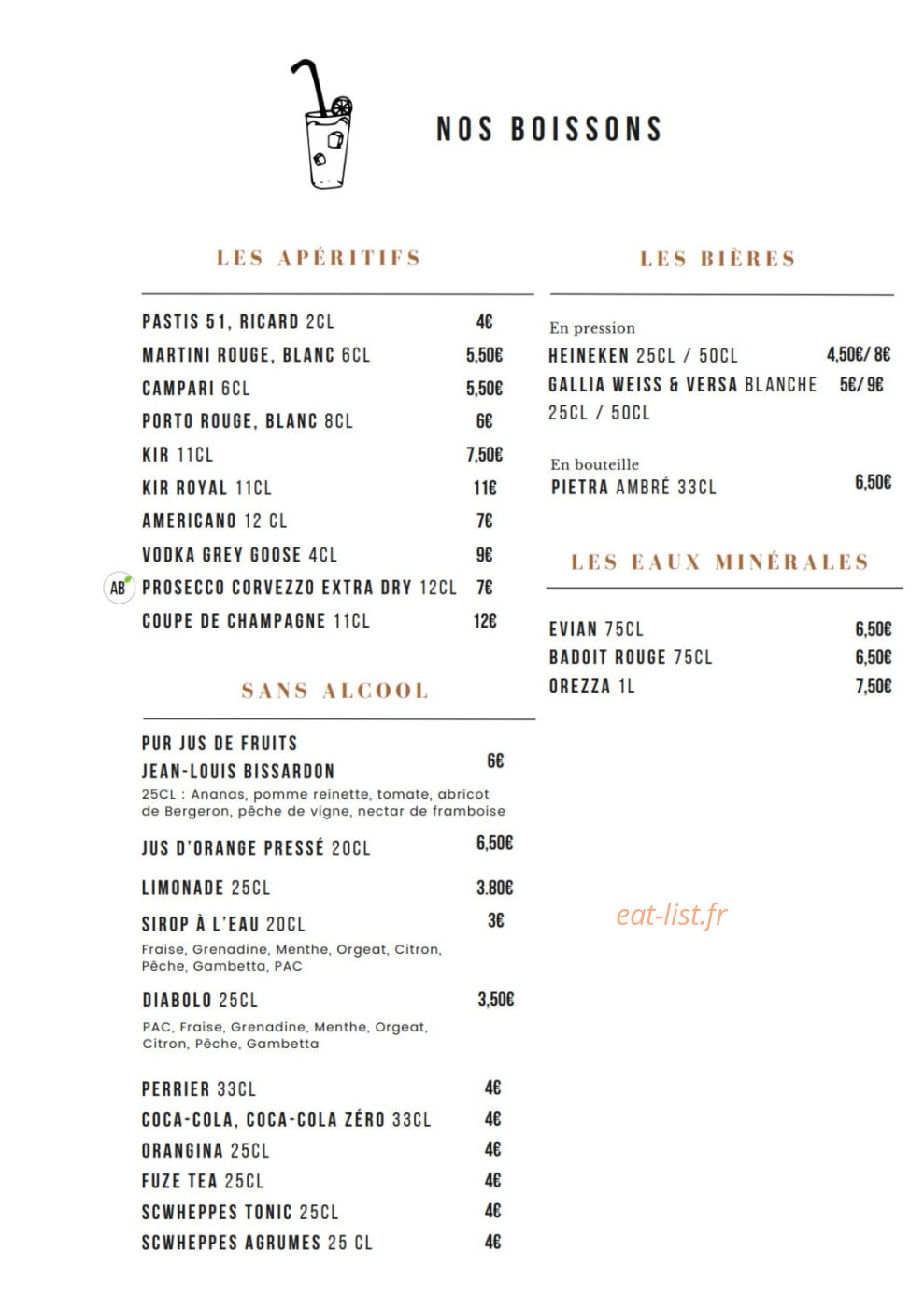 Pure Braise — carte page 9