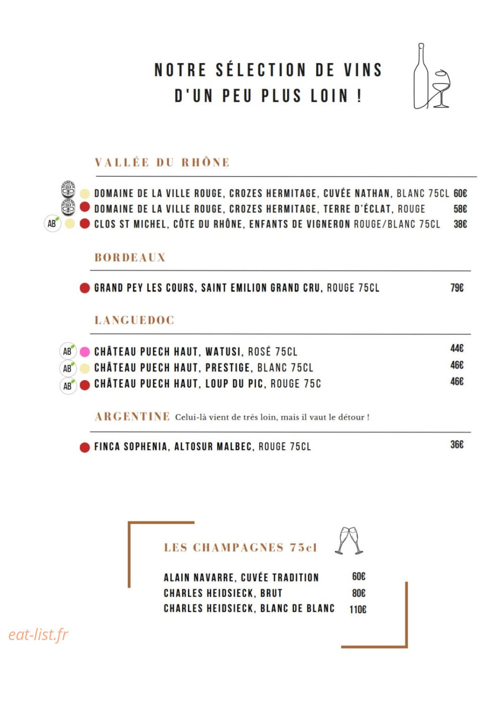 Pure Braise — carte page 8