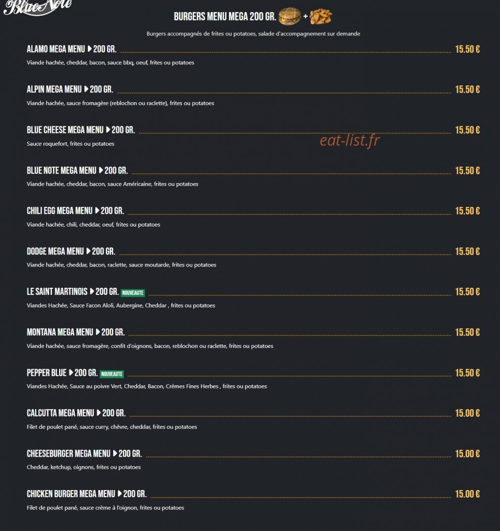 Blue note n'Roll — carte page 4