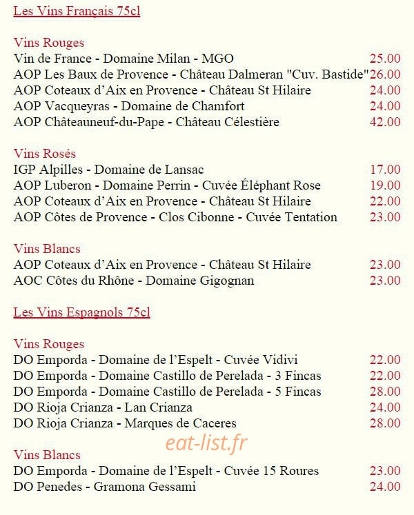 Bodeguita — carte page 8